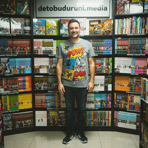 ObrГЎzek ilustrГЎtora pЕ™i prГЎci na novГ©m grafickГ©m romГЎnu