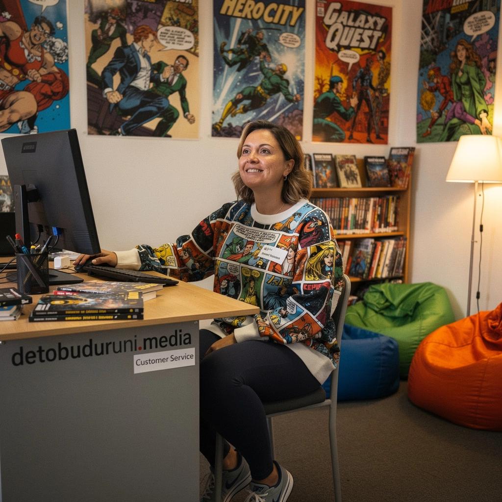 KreslenГ© postavy diskutujГ­cГ­ ve stylovГ©m mД›stskГ©m prostЕ™edГ­